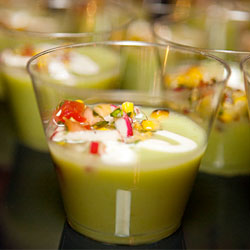 At last year’s Hot Plates Live Brooklyn, Calexico’s tomatillo gazpacho