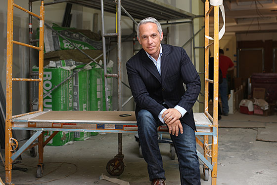 Zakarian in the raw space that will soon be the National.