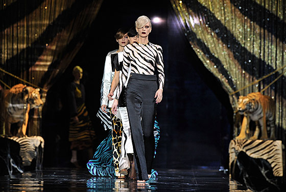 Marc Jacobs Shows Animal Print, Cheongsam, Body Paint for Louis