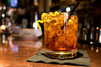 A barrel-aged negroni.