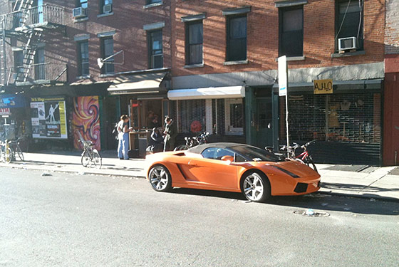 Orange Lamborghini Spotted in East Village Now Has Its Own Twitter
