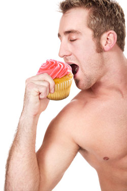 And Now, a Gender-Defying Photo of a Man and His Cupcake