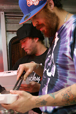 Curtis Brown (right) back in the Endless Summer days