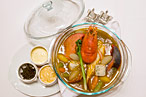 Lobster pot au feu.
