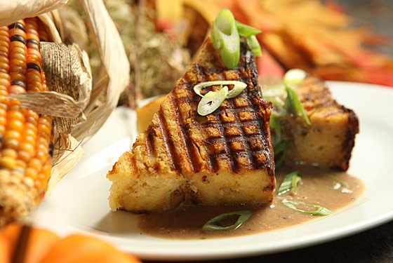 How to Make Cookshop’s Pumpkin Chanterelle Corn Bread Pudding