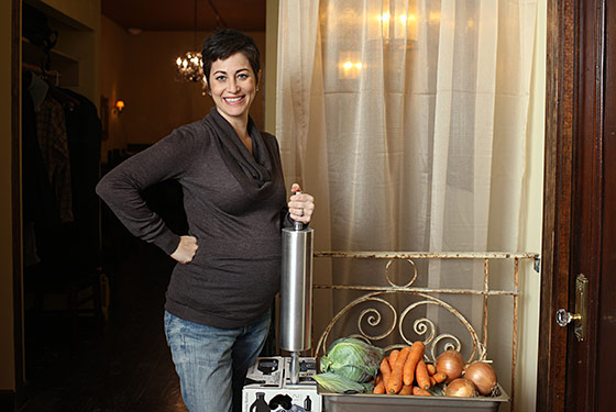Nikki Cascone, at her new restaurant, Octavia's Porch.