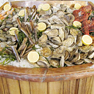 Goat Town's oyster bar.