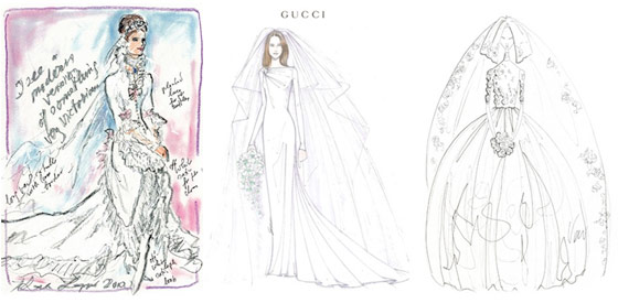 kate middleton wedding dress sketches. Kate Middleton#39;s wedding