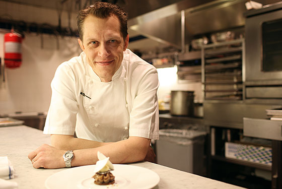 Michael Laiskonis, in the Le Bernardin pastry kitchen.