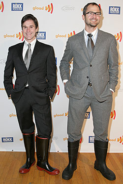 Those are some mighty clean boots, fellas.