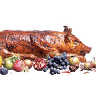 Sorry, Mr. Pig, the jig is up.