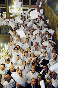 Last year at the Bocuse d'Or.