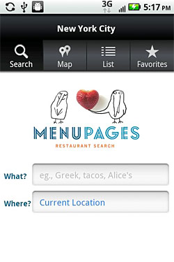 Introducing the (Free) MenuPages for Android App