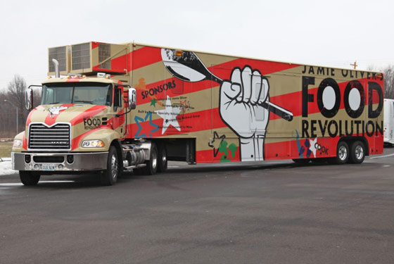 Jamie Oliver Rolls Out the Mother of All Food Trucks