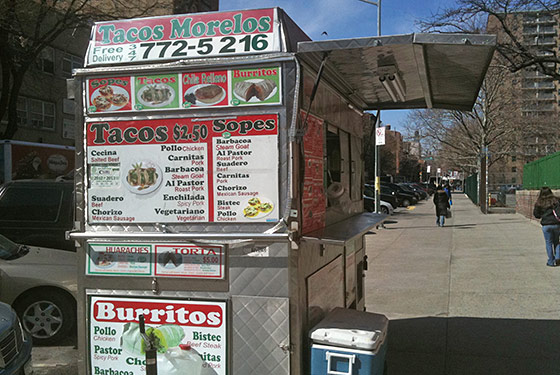 Tacos Morelos Cart Arrives in Alphabet City