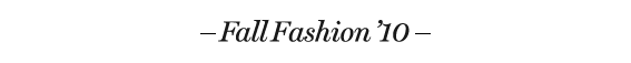 Fall Fashion