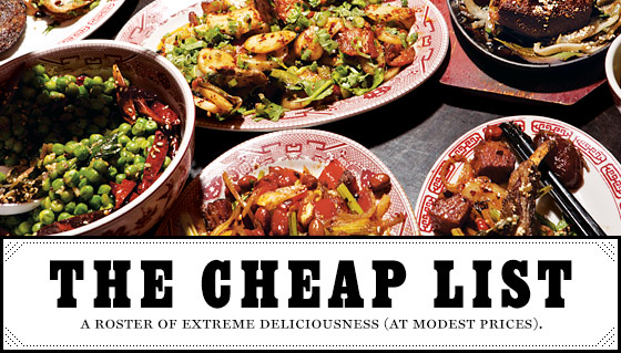 Eat Cheap 2012 -- New York Magazine