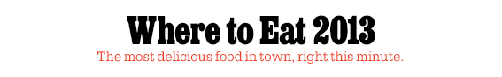 Where to Eat 2011