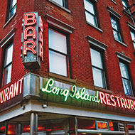 Follow the neon.