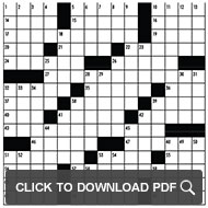 Click to download Vulture's Crossword puzzle