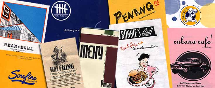 menu pages