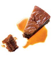 Image of G Teau Aux Pommes With Calvados-Caramel Sauce - Desserts: All, New York Magazine