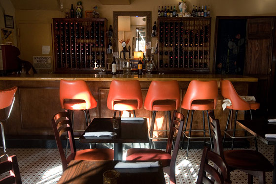 Pinkerton Wine Bar image via NY Mag