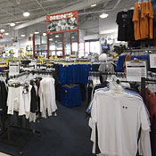 Modell's Sporting Goods, including store across from Barclays