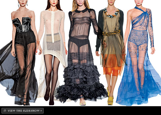 Look New York: Spring 2009 - Runway Trend: Sheer - New York Magazine  Fashion Coverage - Nymag