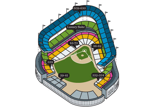 Breakdown Of The Marlins Park Seating Chart