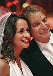 Wife Audrey Puente with husband Jay Thompson