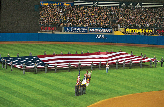 September 25, 2001: Yankees return to Yankee Stadium after 9/11 – Society  for American Baseball Research