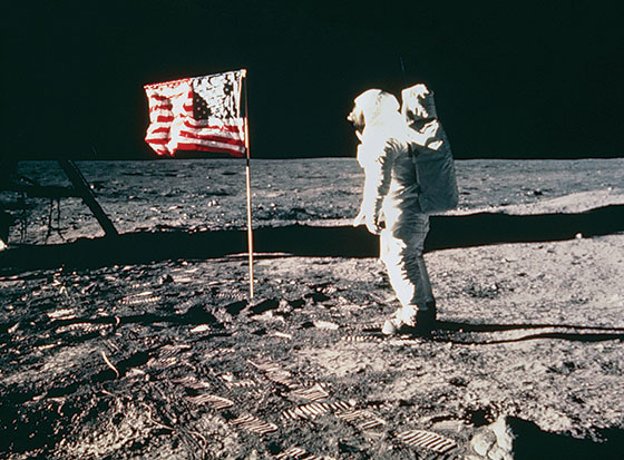 the moon landing the race into space