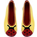 Ladybug Rubber Flats for Children at Space Kiddets in New York.