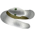 Lucite Snake Bangle by Alexis Bittar