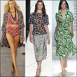 Bold Prints Trend in New York Spring 05 Fashion