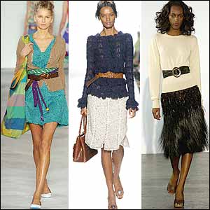 Cinched Waist Trend in New York Spring 05 Fashion